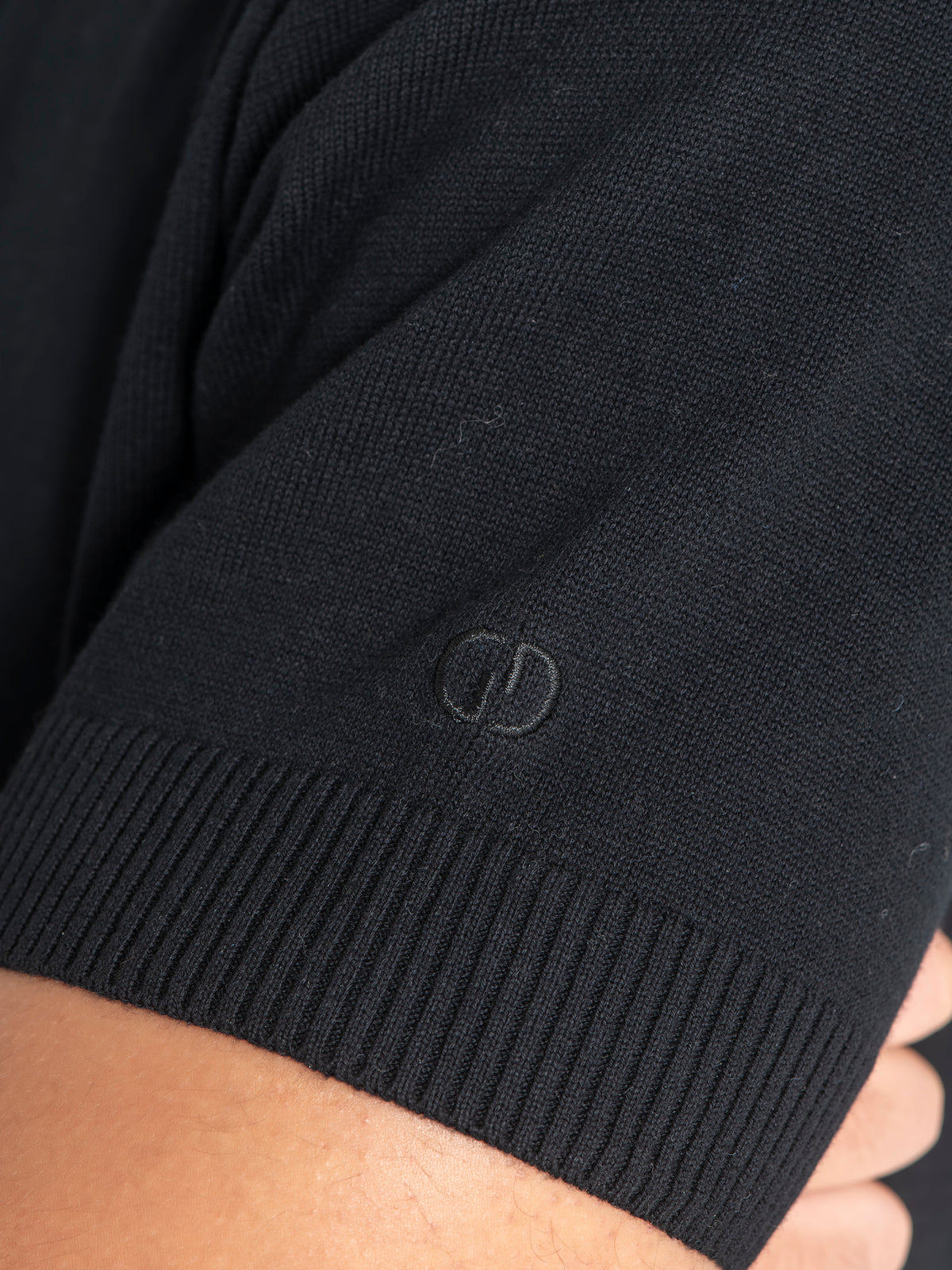 t-shirts / Black Essential Knit Tee