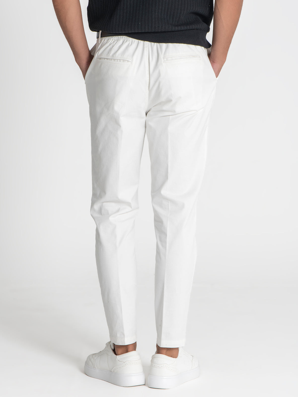Pantalon Chino Blanc Elastic Chino