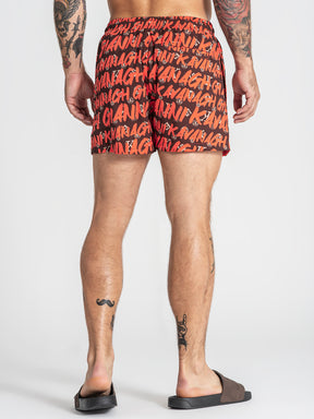 swimshorts / Orange Rebel Swimshorts