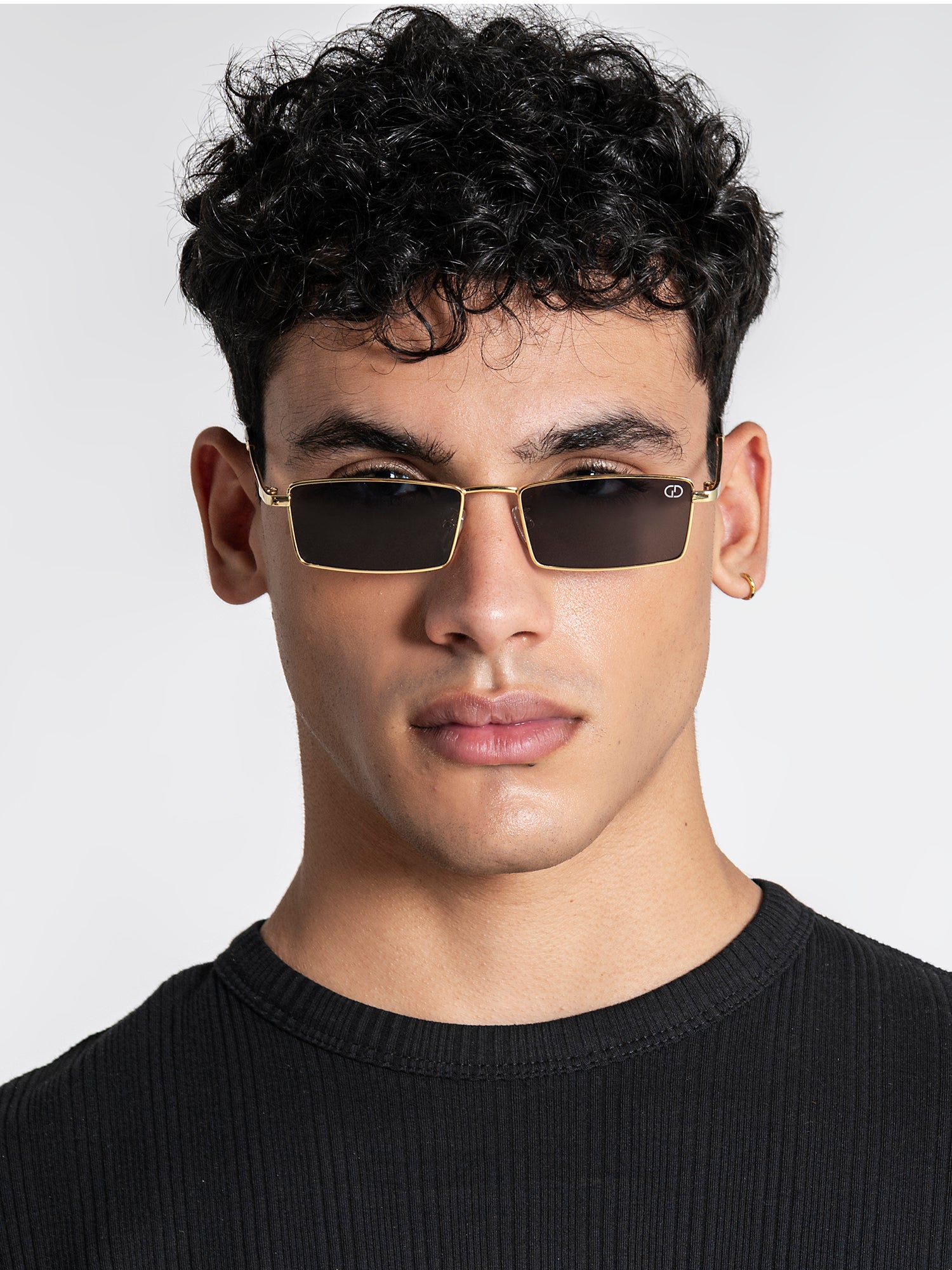 Black Rectangle Sunglasses