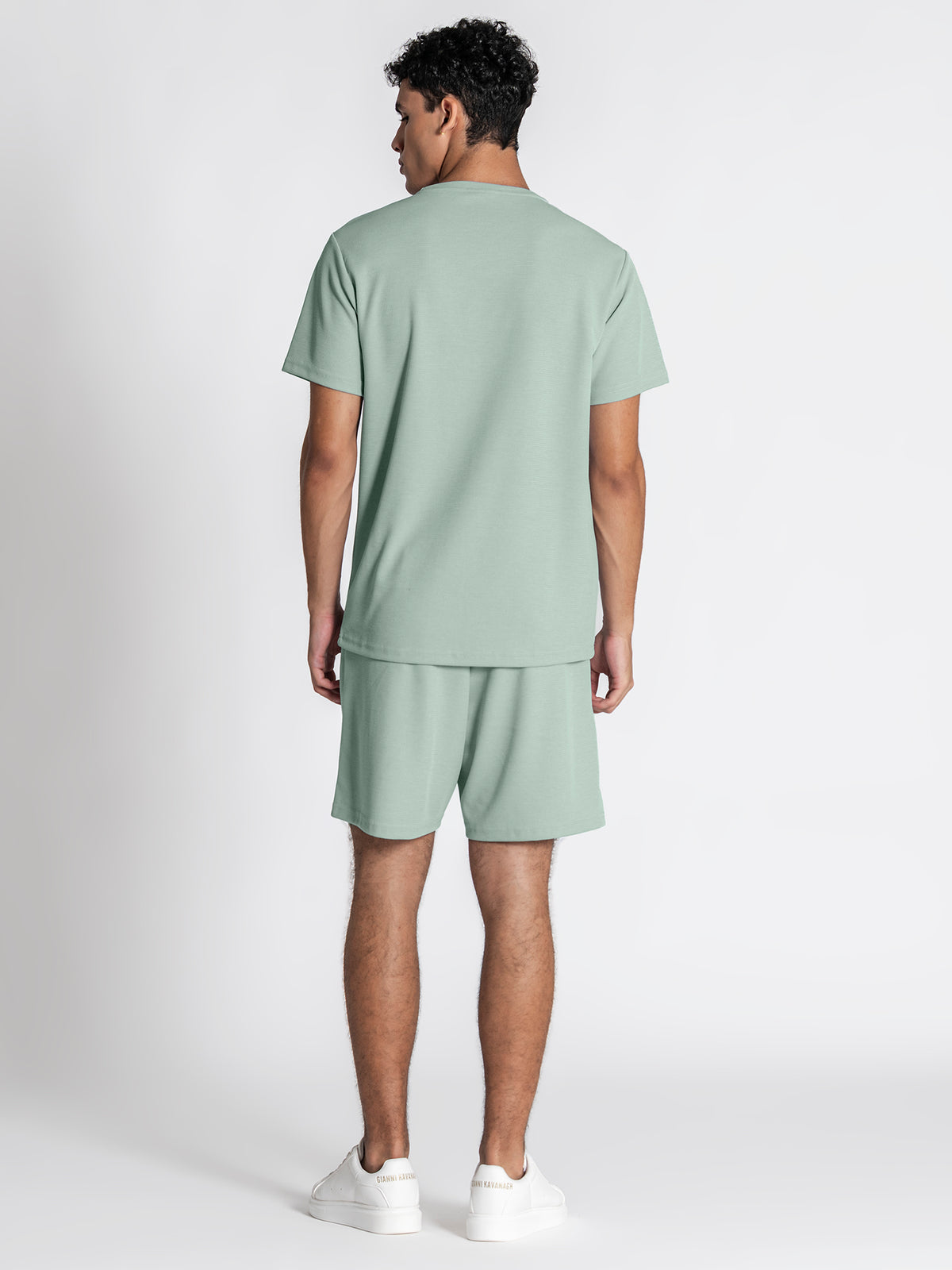 t-shirts / Blue Grid Set