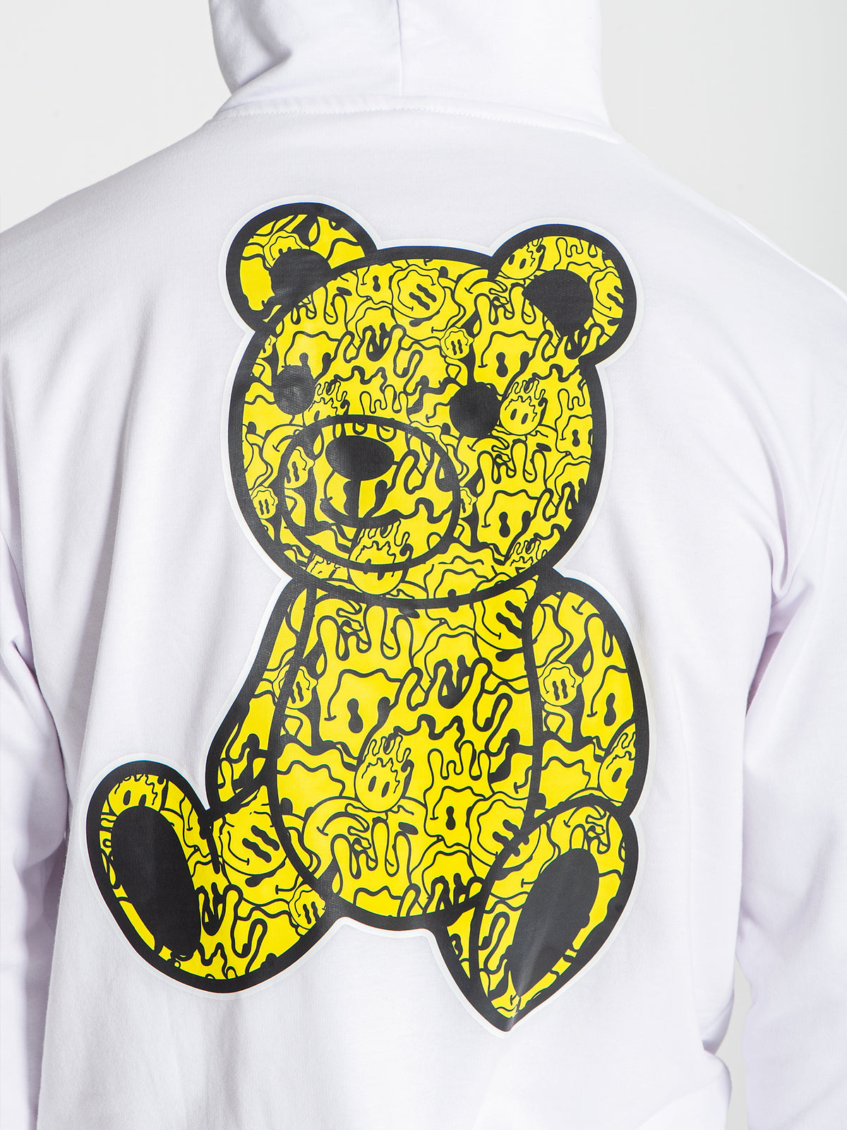 hoodies / White Smiley Bear Hoodie