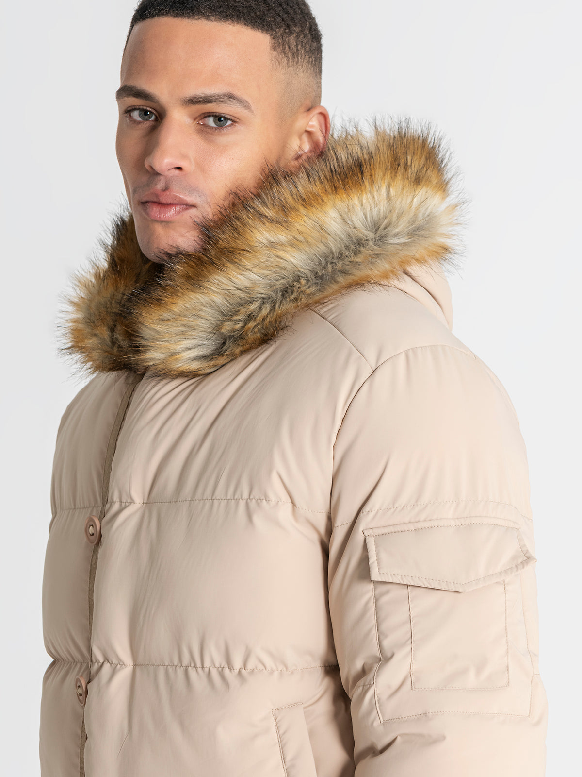 Camel Smart Puffer Jacket