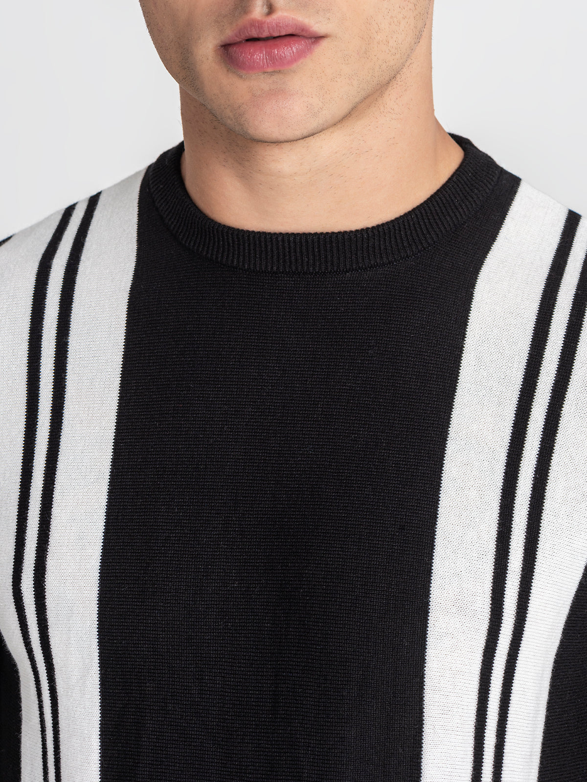 t-shirts / Black Tower Knit Tee