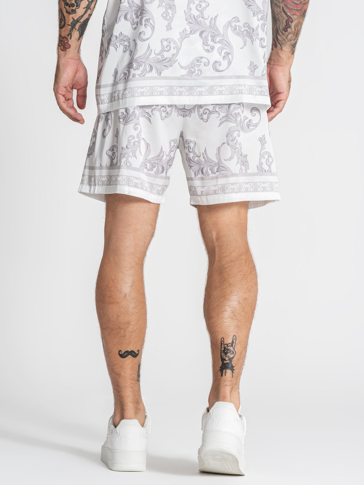 shorts / White Majestic Satin Shorts