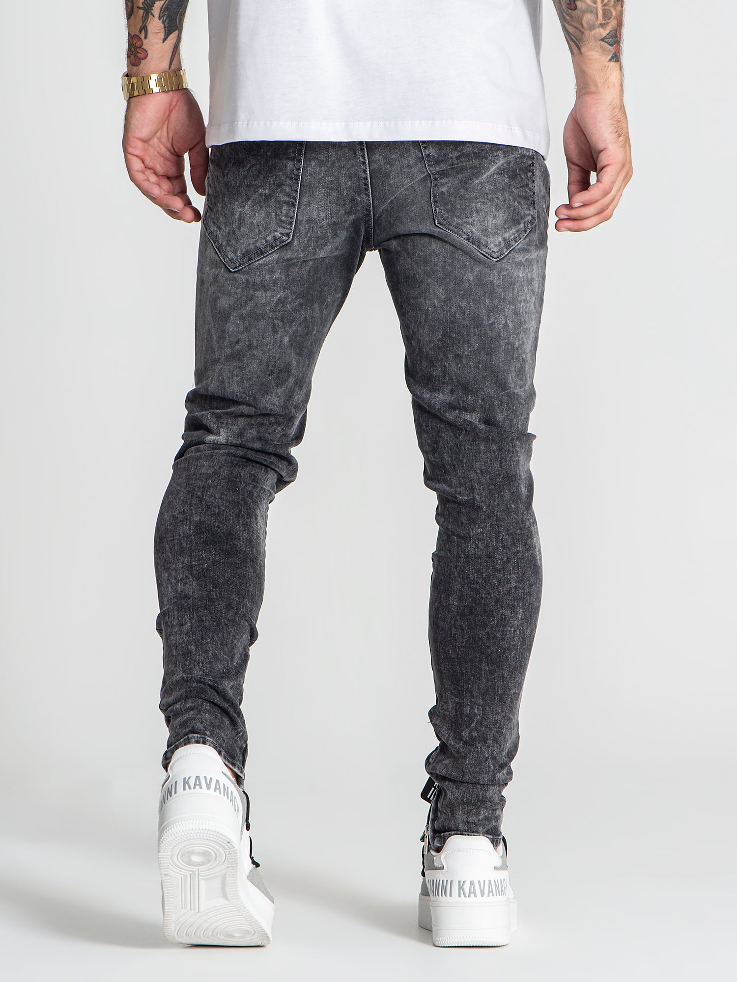 jeans / Grey Zipper Jeans