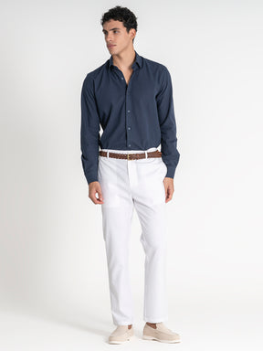 shirts / Blue Flax Linen Shirt
