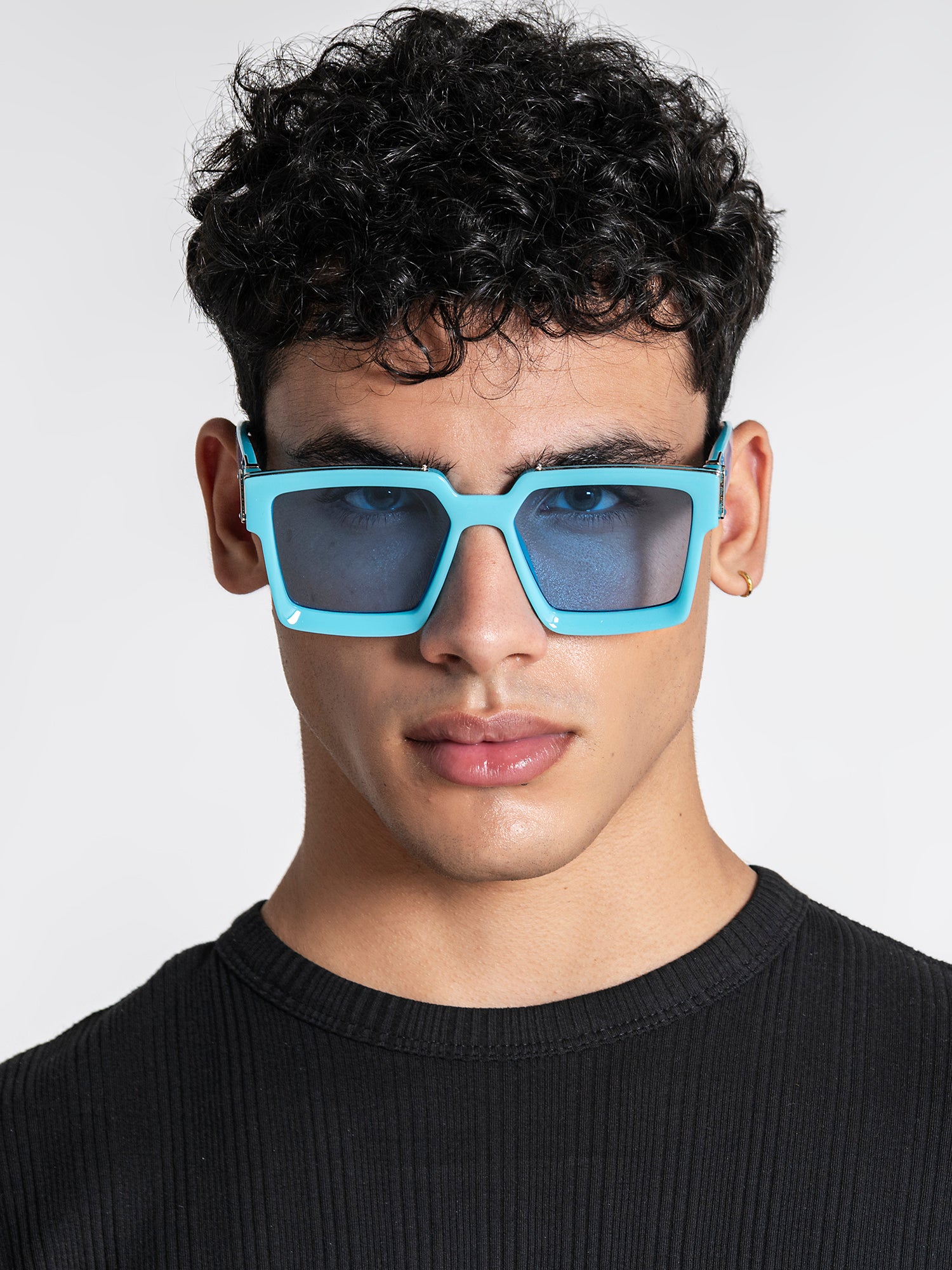 Blue Square Sunglasses