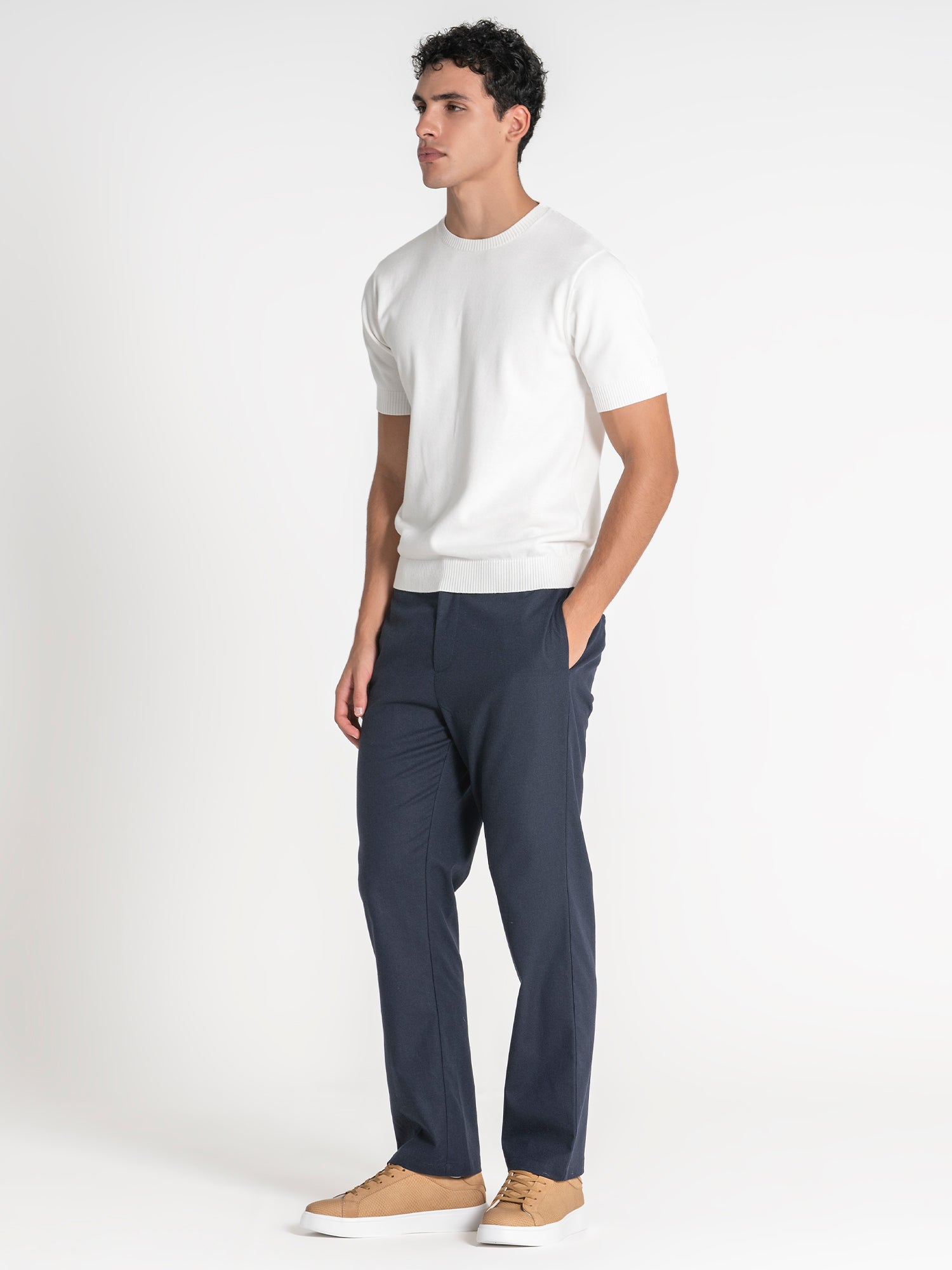 t-shirts / White Essential Knit Tee