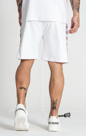 shorts / White Retro Shorts