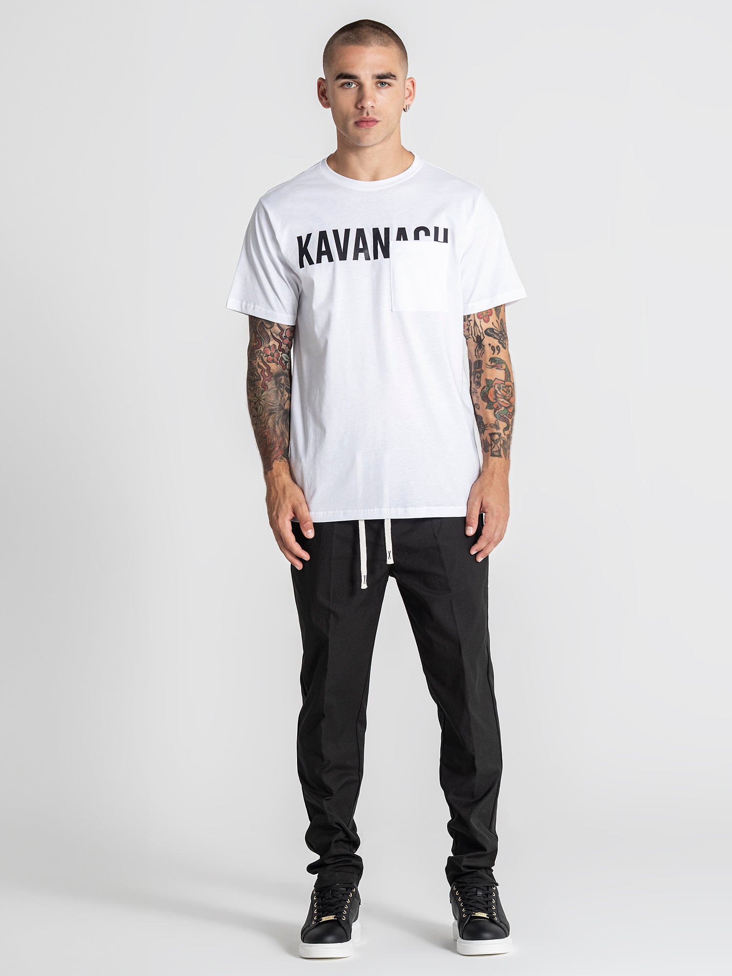 t-shirts / White Kavanagh Pocket Tee