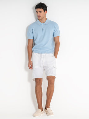 polos / Blue Pop Knit Polo