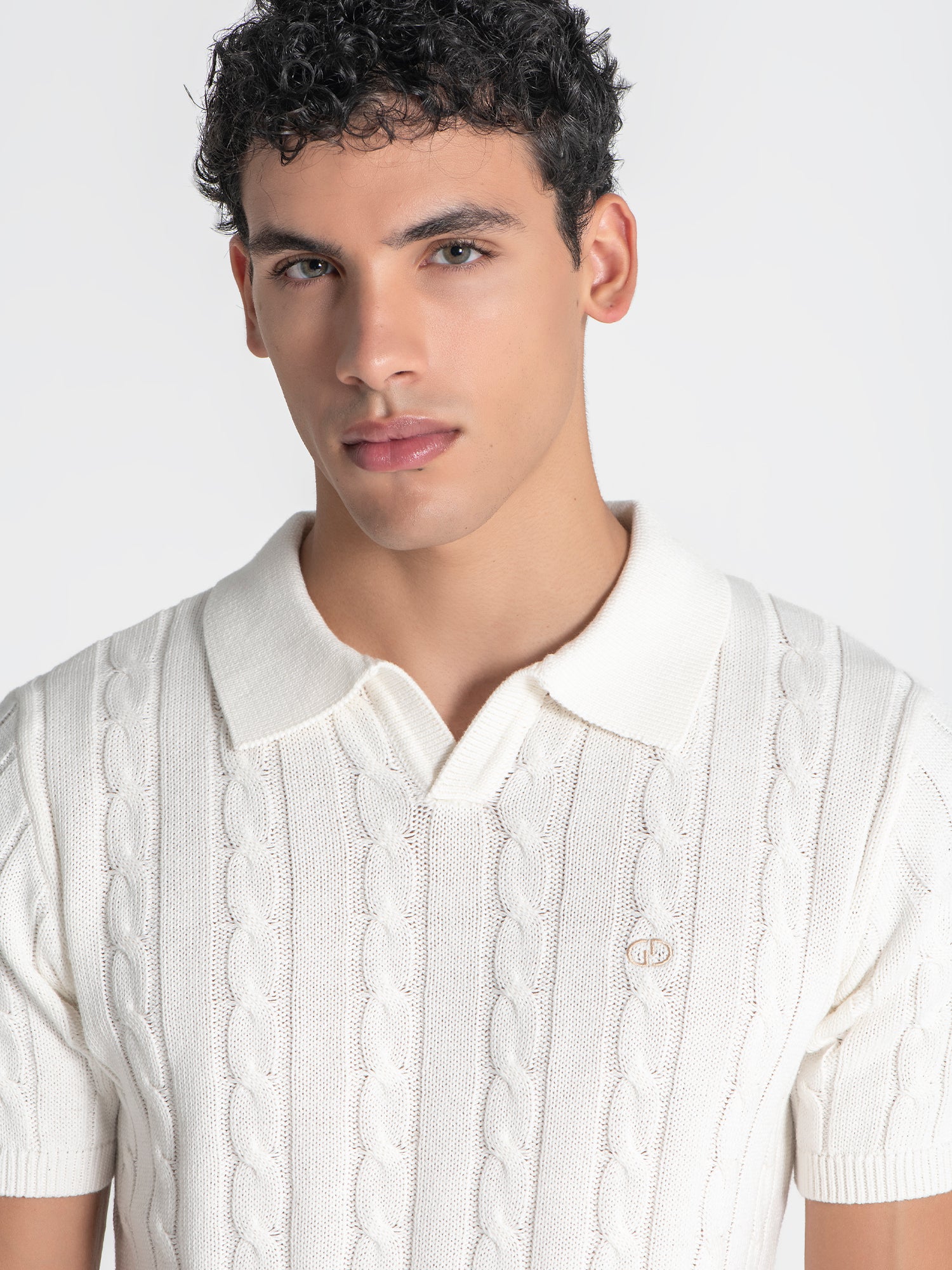 polos / White Towel Knit Polo
