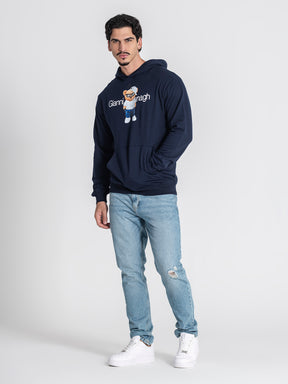 hoodies / Dark Blue Front Line Hoodie