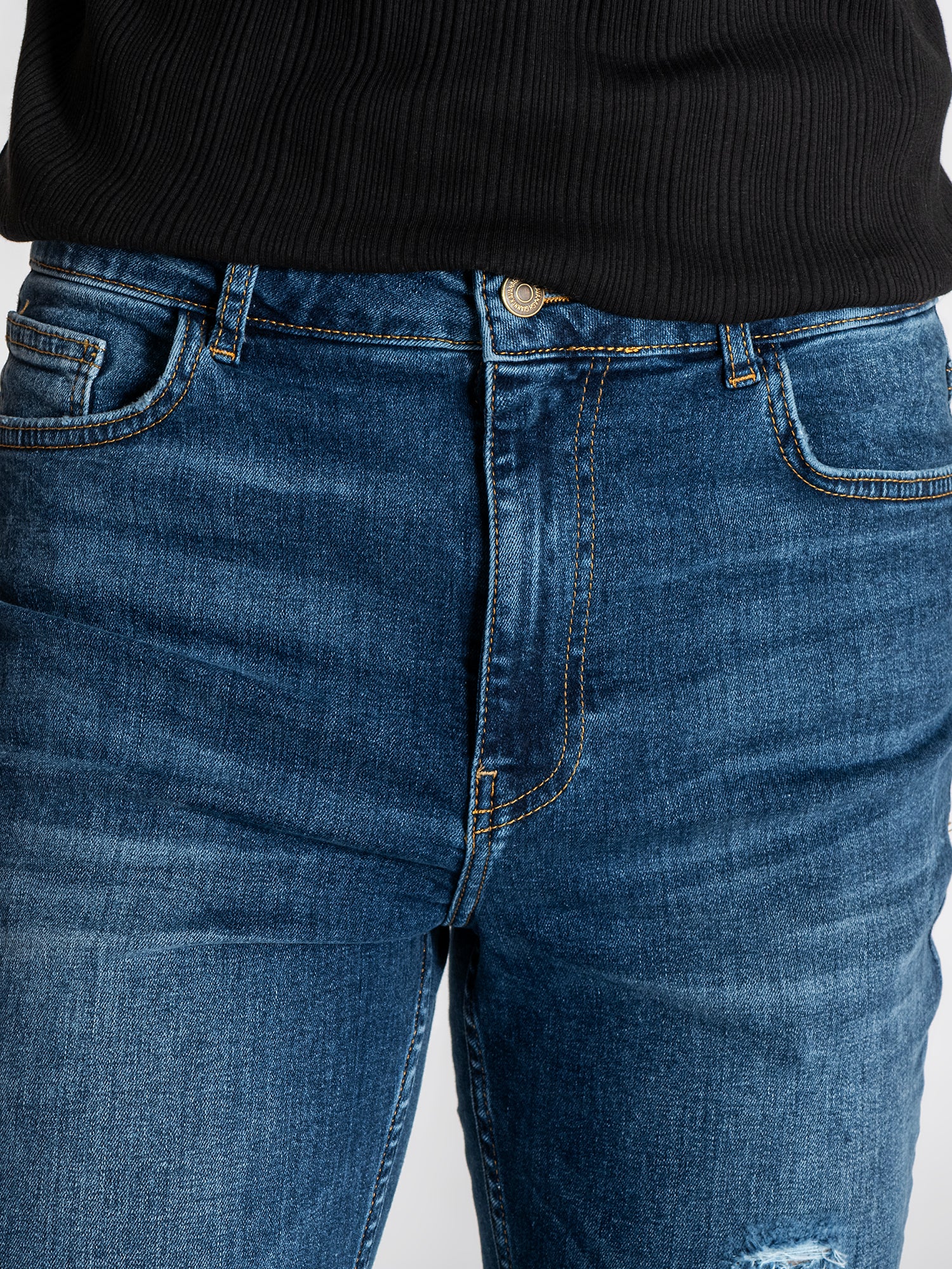 jeans / Dark Blue Core Destroyed Jeans