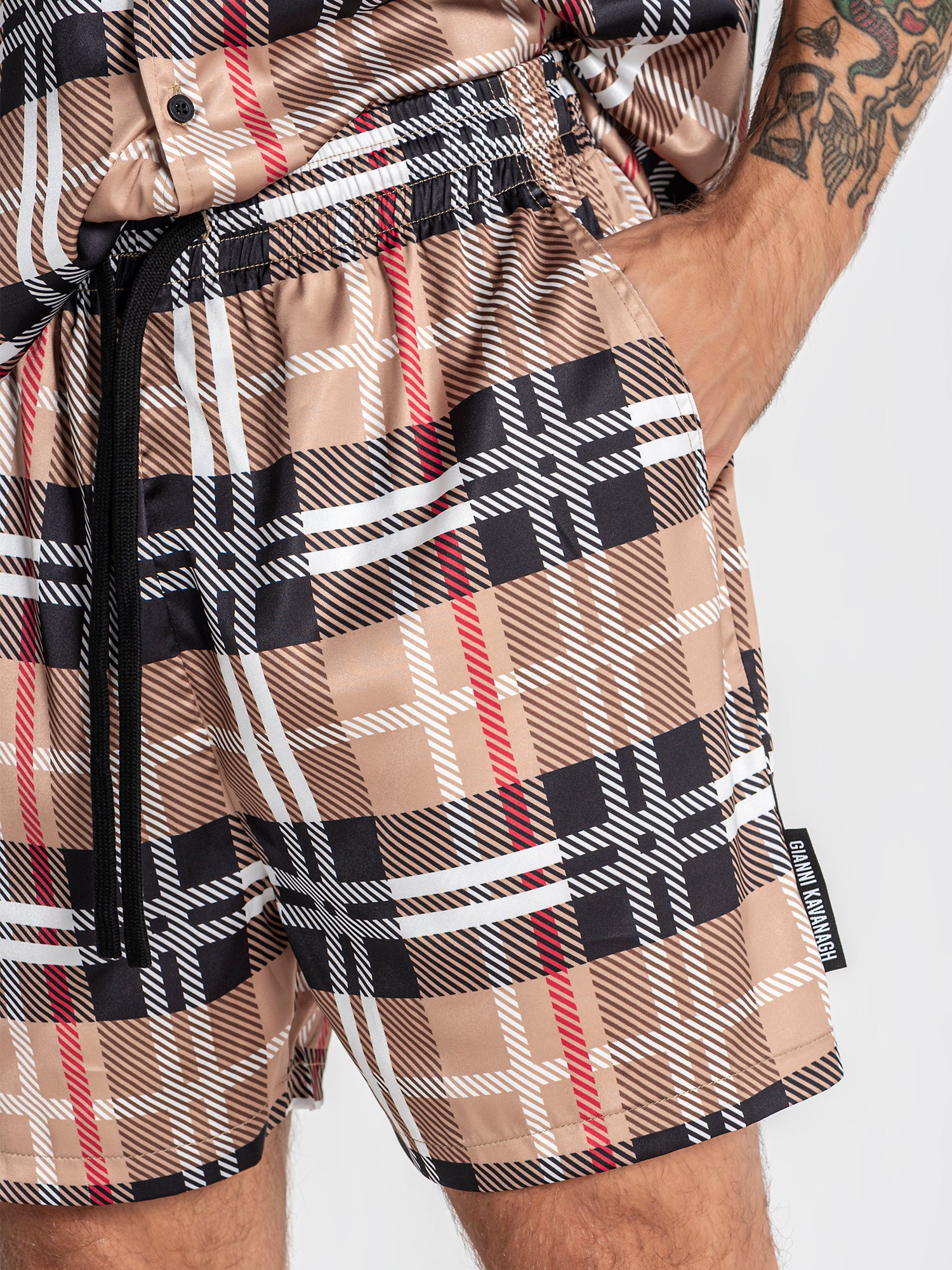 shorts / Multicolor British Satin Shorts