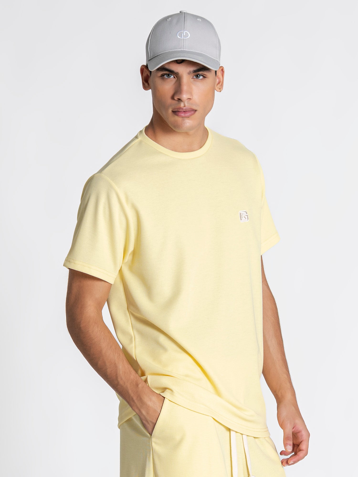 t-shirts / Yellow Grid Set