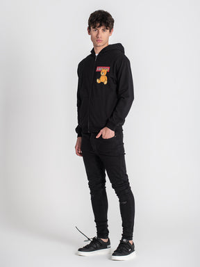 zip jackets / Black Bear Alert Hoodie Jacket