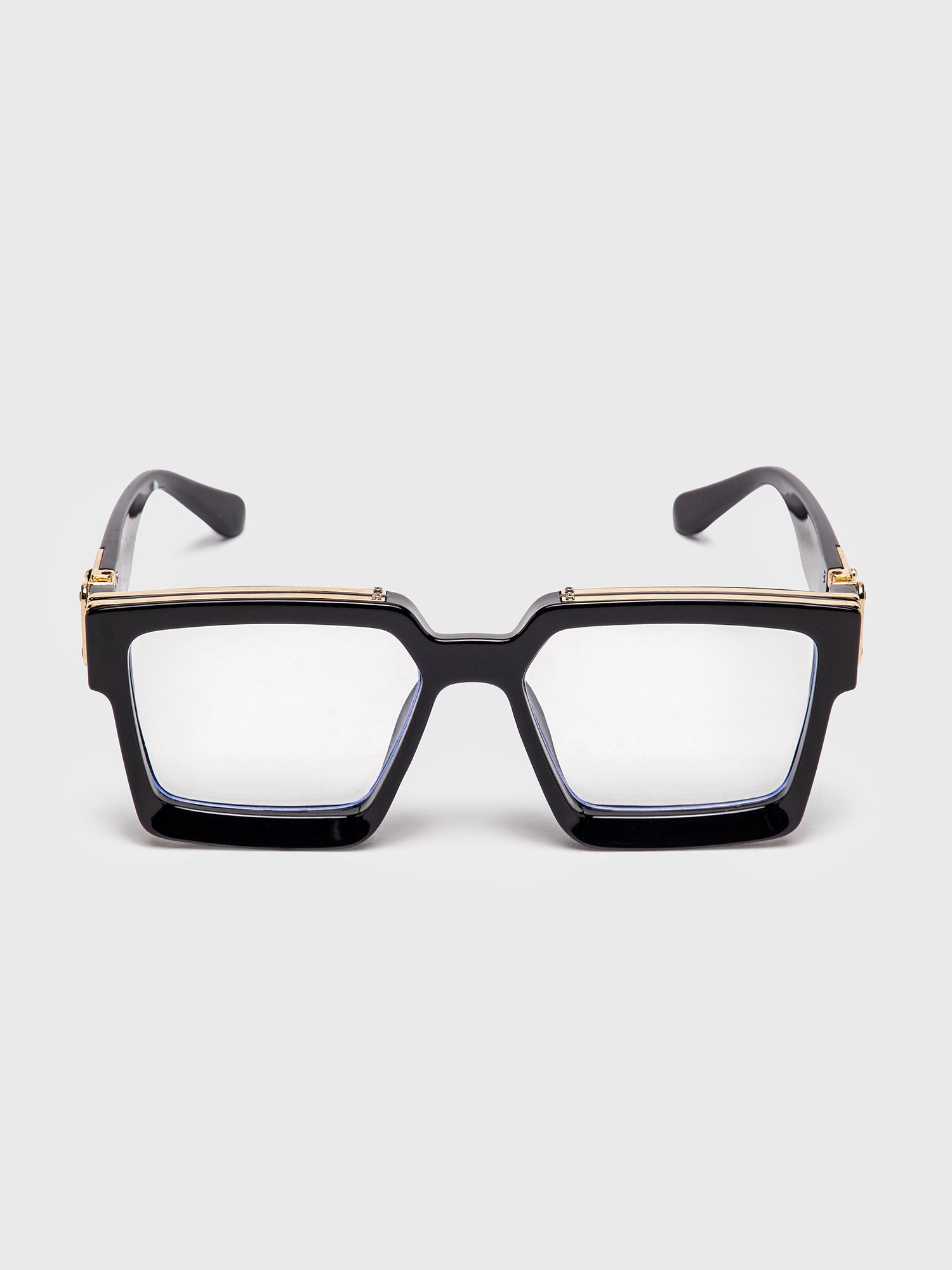 sunglasses / Black Clean Square Sunglasses