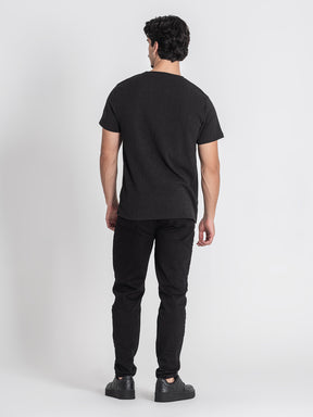 t-shirts / Black Texture Tee