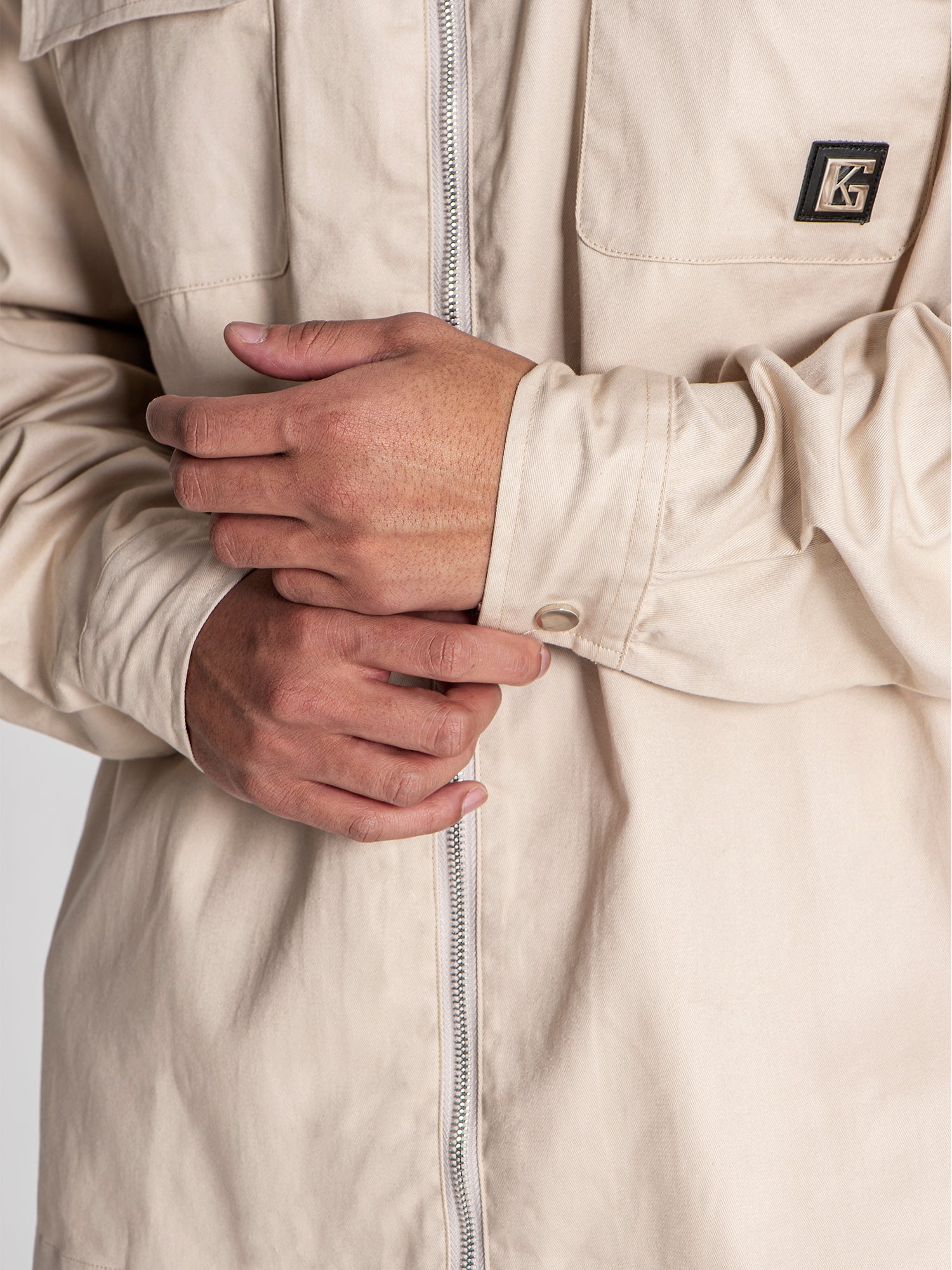 shirts / Beige Los Felices Zip Shirt