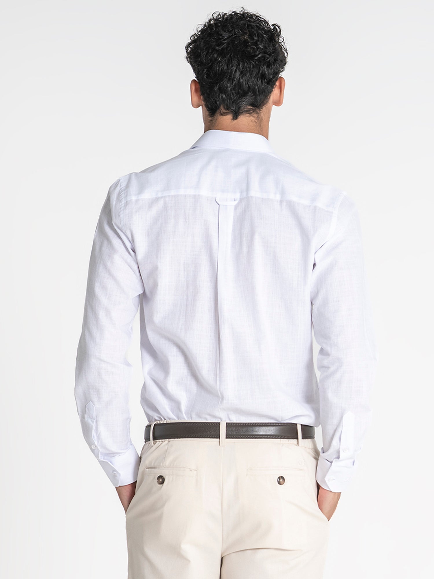shirts / White Linen Shirt
