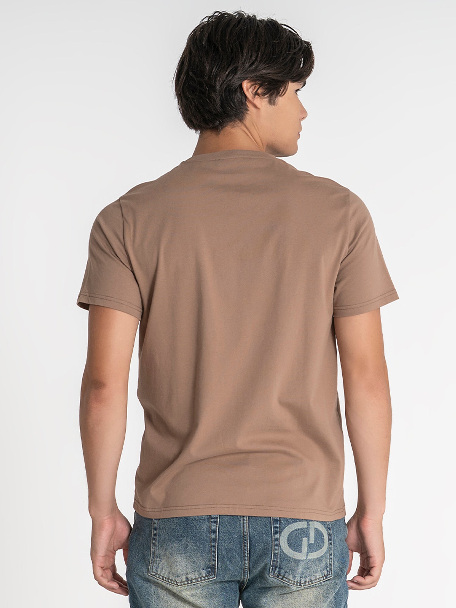 t-shirts / Taupe Greek Tee