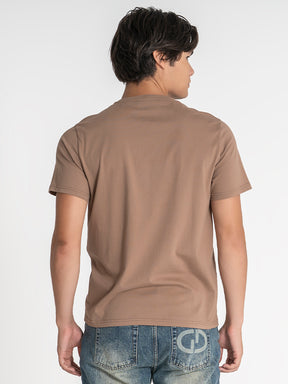 t-shirts / Taupe Greek Tee