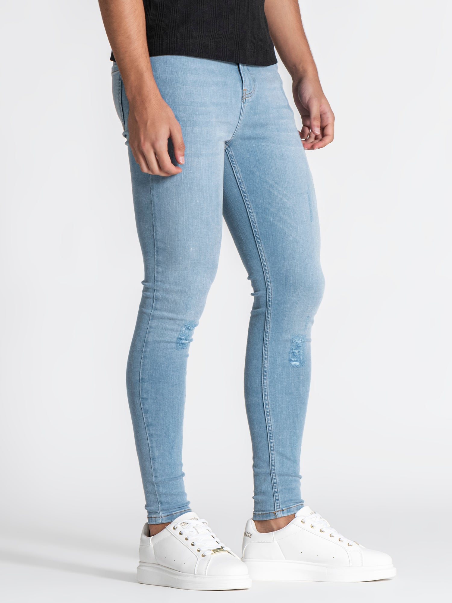 jeans / Light Blue Core Ripped Jeans