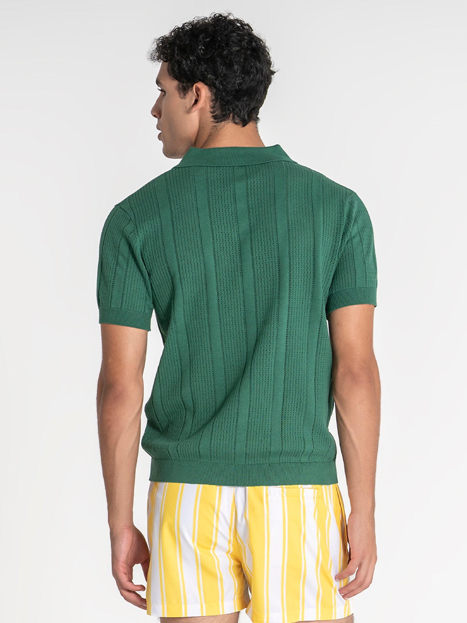 polos / Green Tennis Knit Polo