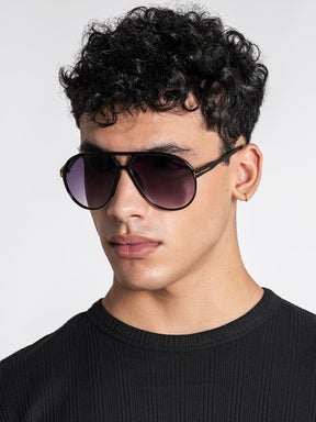 sunglasses / Purple Aviator Sunglasses