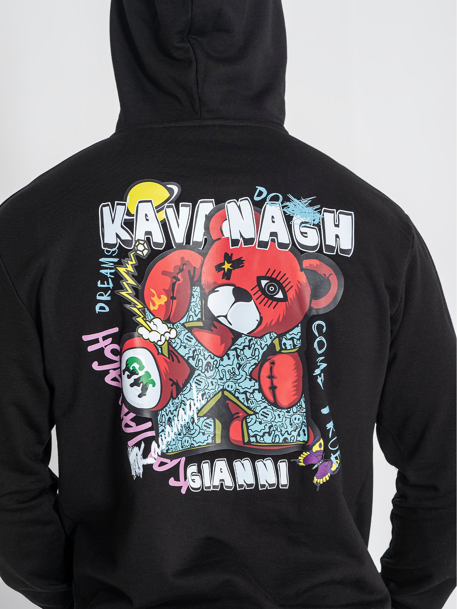 hoodies / Black Party Bear Hoodie