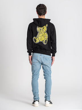 hoodies / Black Smiley Bear Hoodie