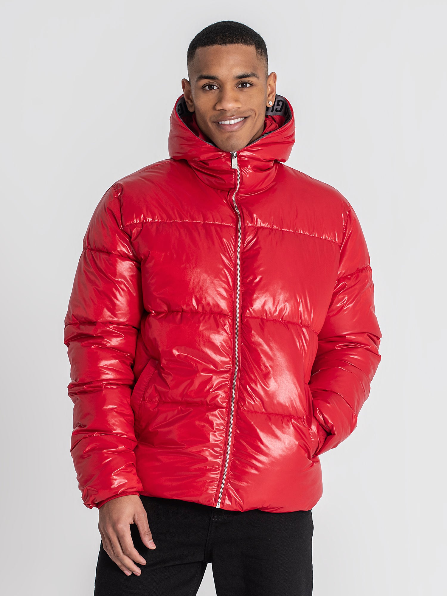 Red Tape Puffer Jacket