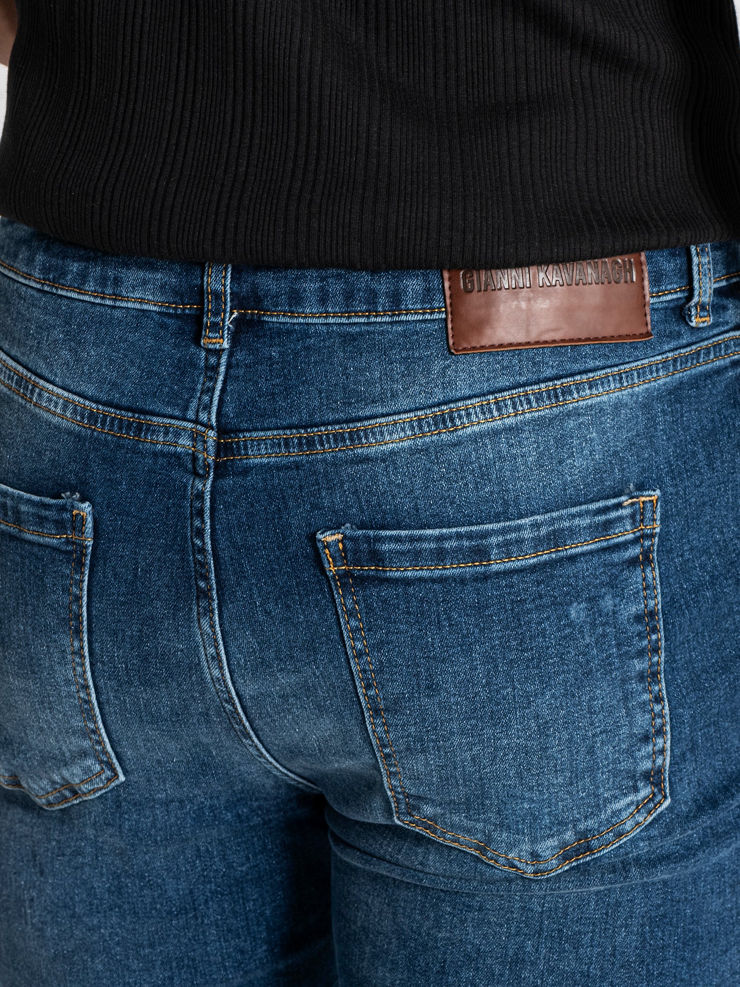 jeans / Dark Blue Core Destroyed Jeans