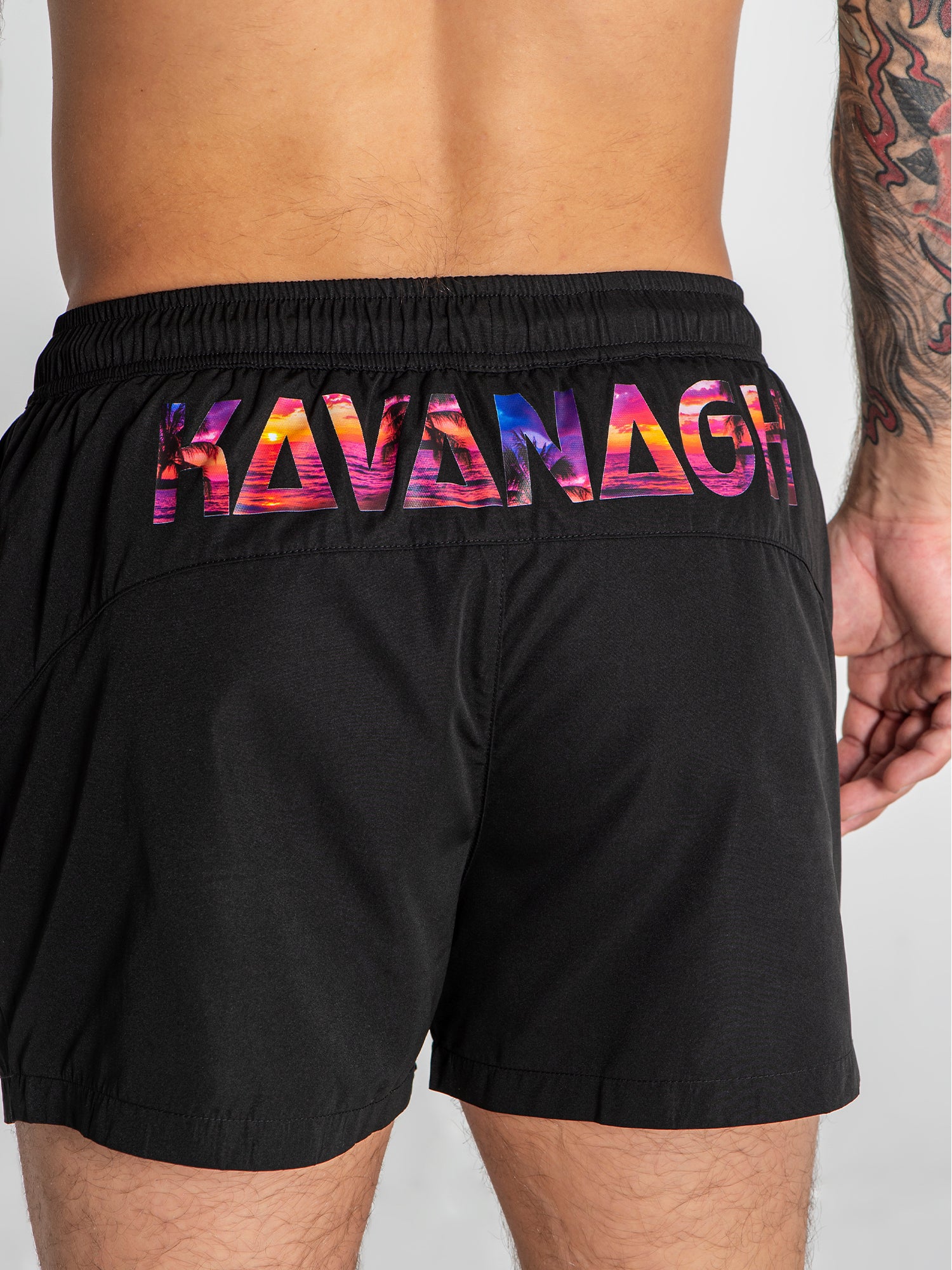 swimshorts / Black Sunset Swimshorts