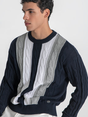 sweats / Blue Triple Sweater