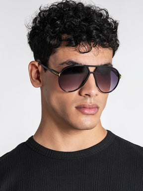 sunglasses / Purple Aviator Sunglasses
