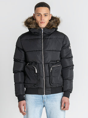 puffers / Black Utility Puffer Jacket