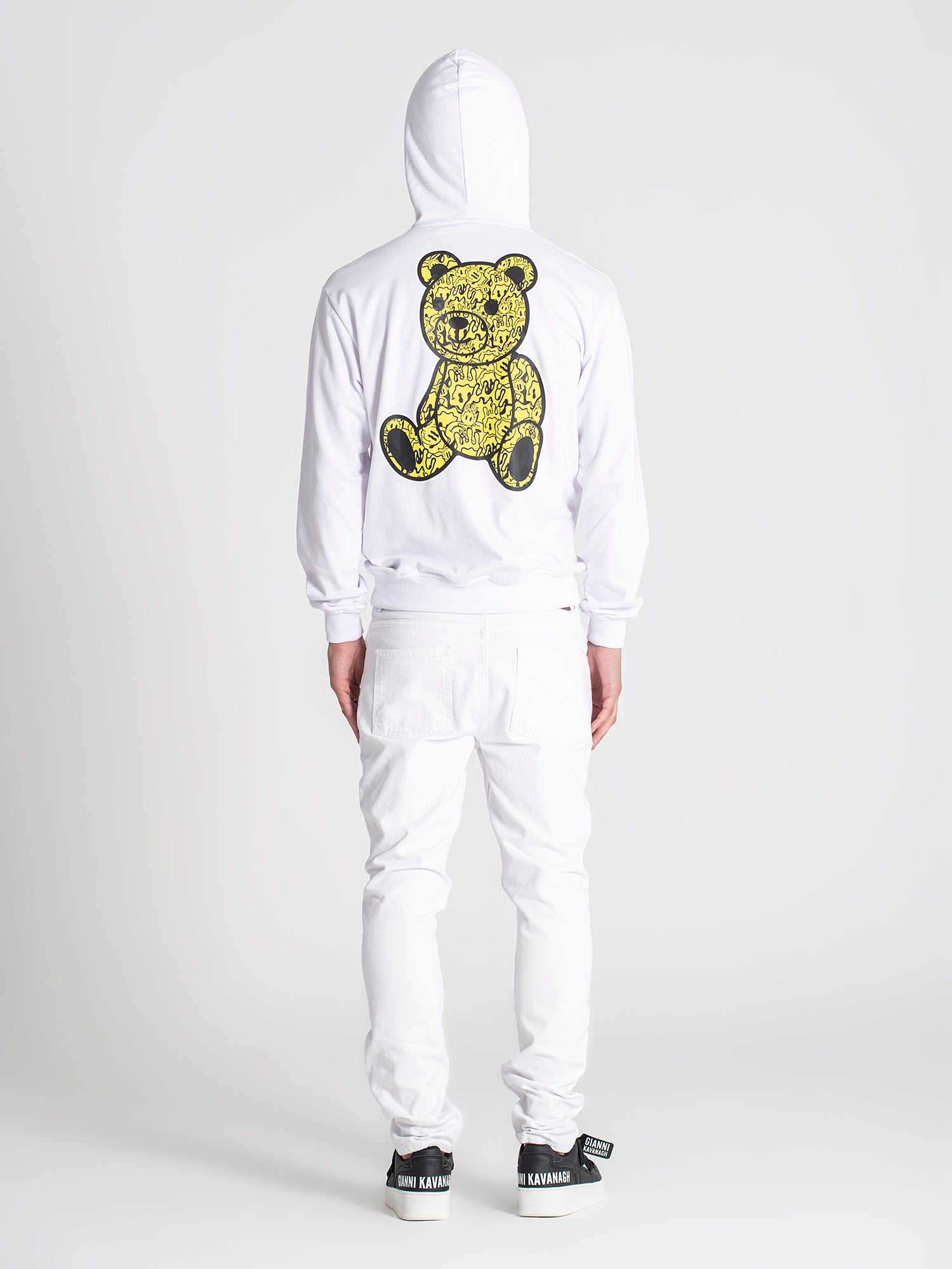 hoodies / White Smiley Bear Hoodie