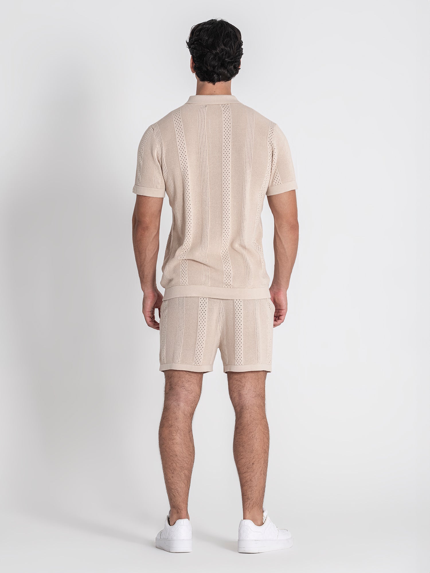 shirts / Beige Breathe Knit Shirt
