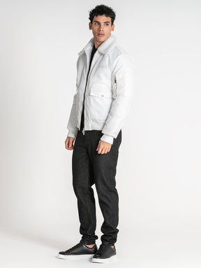 bombers / White Gianni Bomber Jacket