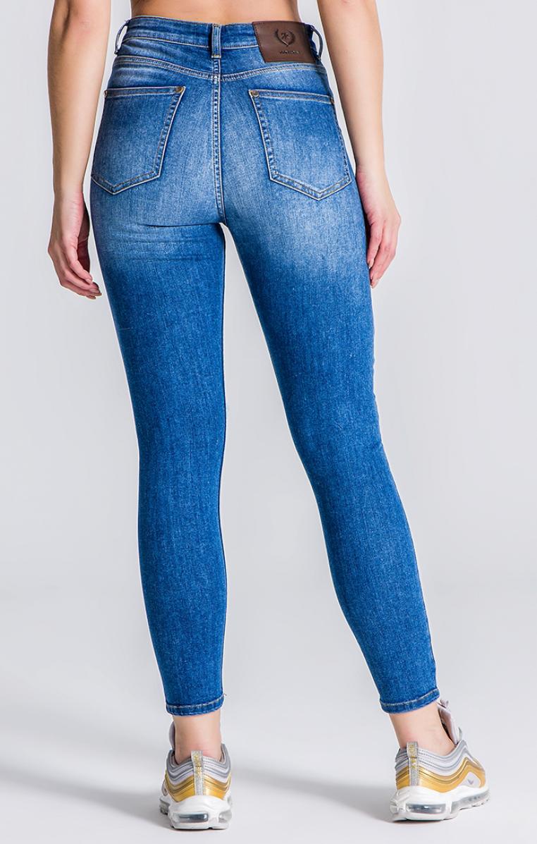 Medium Blue RR Ripped And Repair Jeans