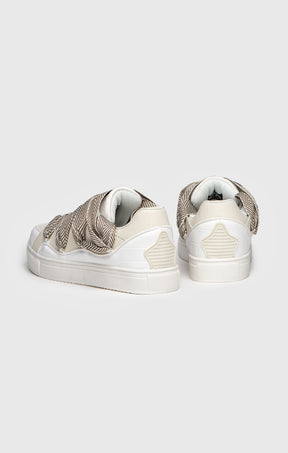 Beige Rough Sneakers