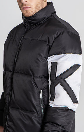 Black Captain Puffer Jacket