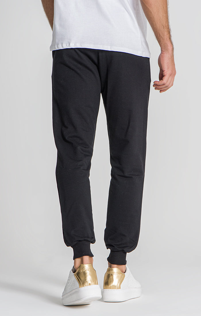 Black Feel Curly Logo Joggers