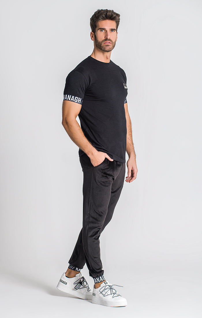 Black Montecarlo Elastic Tee