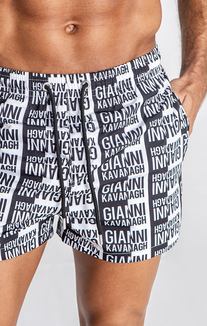 Black Multiply Swimshorts