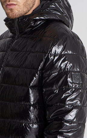 Black Team Puffer Jacket