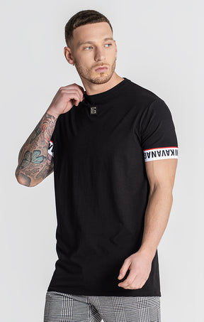 Black Track Tee